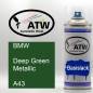 Preview: BMW, Deep Green Metallic, A43: 400ml Sprühdose, von ATW Autoteile West.